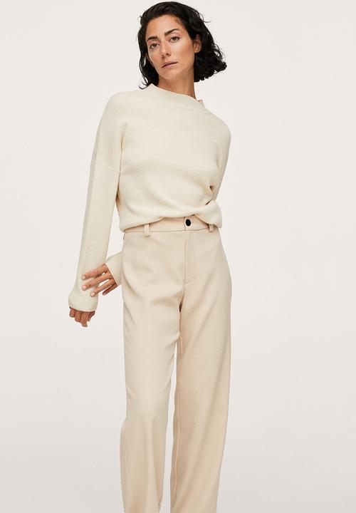 MANGO - Trousers larios - light beige