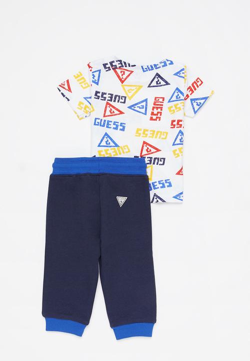 GUESS - Short sleeve tee & active pants - multi