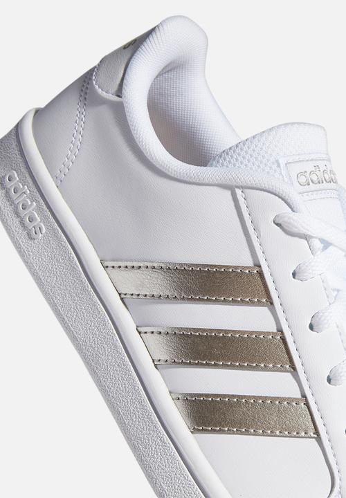 adidas Originals - Grand court base - ftwwht/plamet/ftwwht