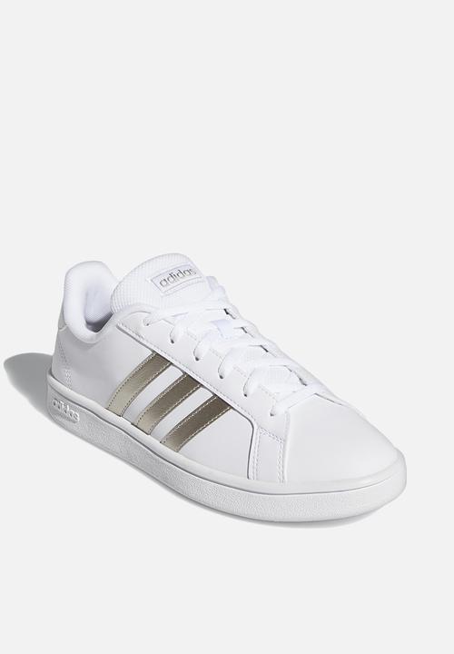 adidas Originals - Grand court base - ftwwht/plamet/ftwwht