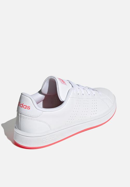 adidas Originals - Advantage base - ftwwht/ftwwht/sigpnk
