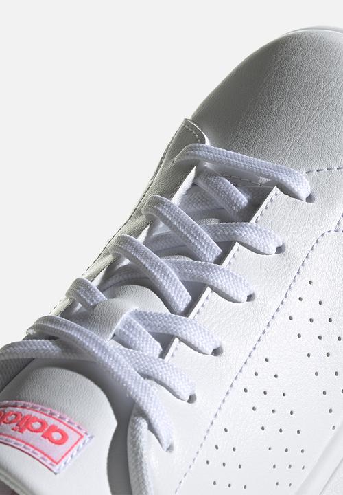 adidas Originals - Advantage base - ftwwht/ftwwht/sigpnk