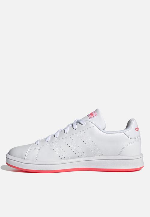 adidas Originals - Advantage base - ftwwht/ftwwht/sigpnk