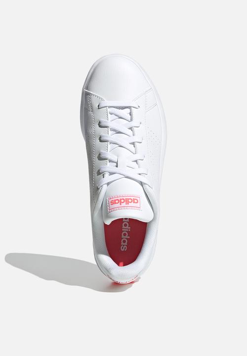 adidas Originals - Advantage base - ftwwht/ftwwht/sigpnk