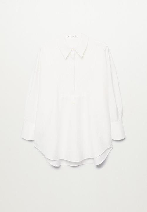 MANGO - Blouse solemne - natural