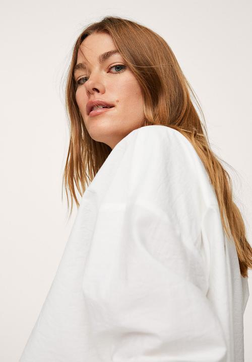 MANGO - Blouse solemne - natural