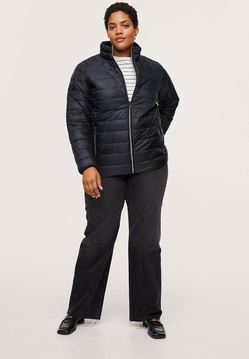MANGO - Plus anorak seller1 - black
