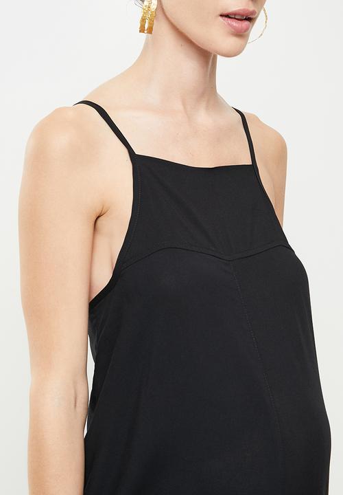 Superbalist - Maternity wide leg jumpsuit - black