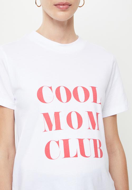 Superbalist - Maternity printed crew neck tee - white