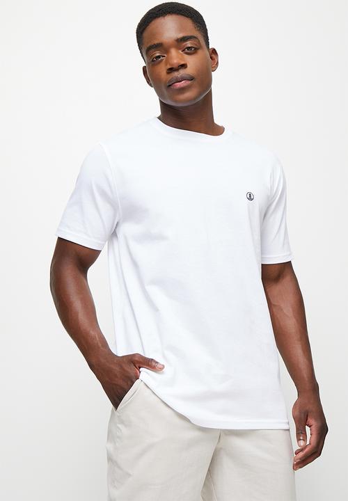 Lark & Crosse - 5-pack leo organic crew neck tee w/ chest embroidery - multi