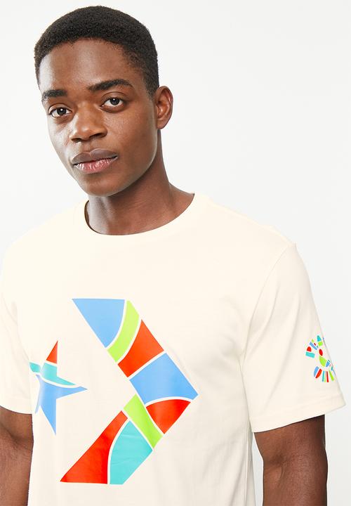 Converse - Peace and unity tee - cream