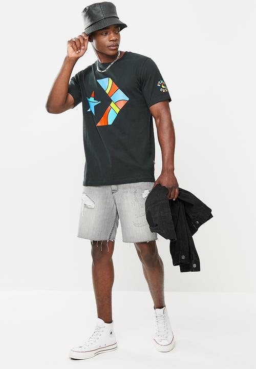 Converse - Peace and unity tee - black
