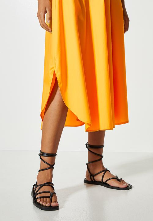 Superbalist - Curved hem midi skirt - mango