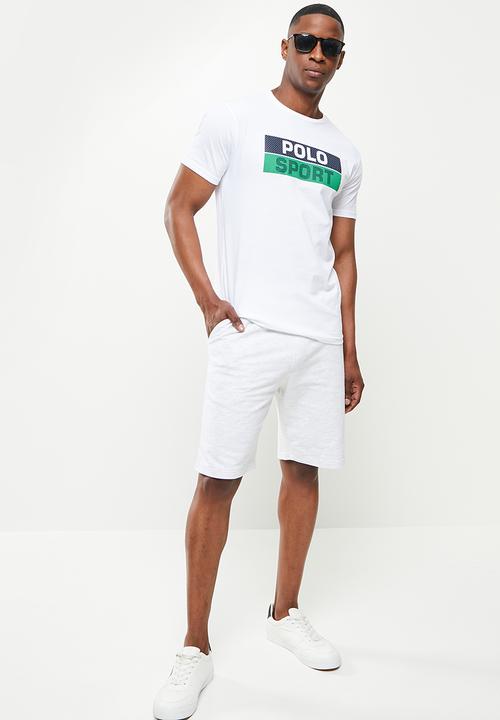 POLO - Rowan sweat shorts - lt grey melange