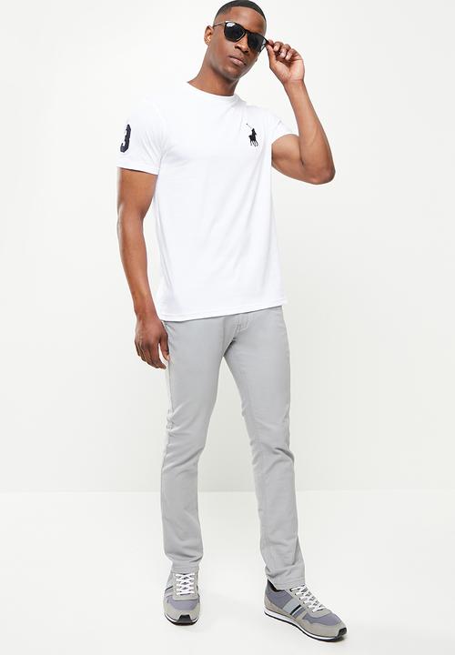 POLO - Marvin equestrian ss tee - white