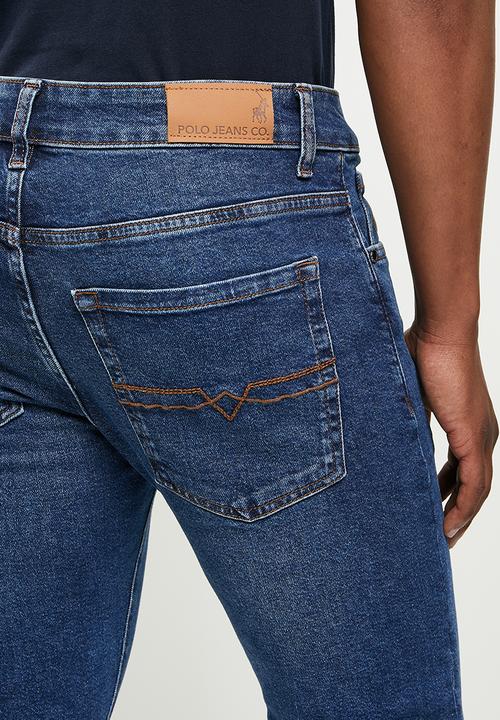 POLO - Seville slim leg denim - mid wash