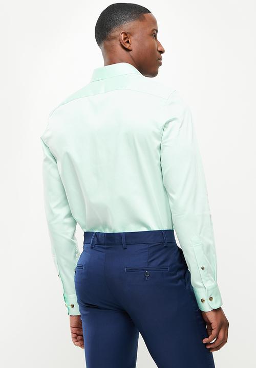 POLO - Greig ls signature shirt - aqua