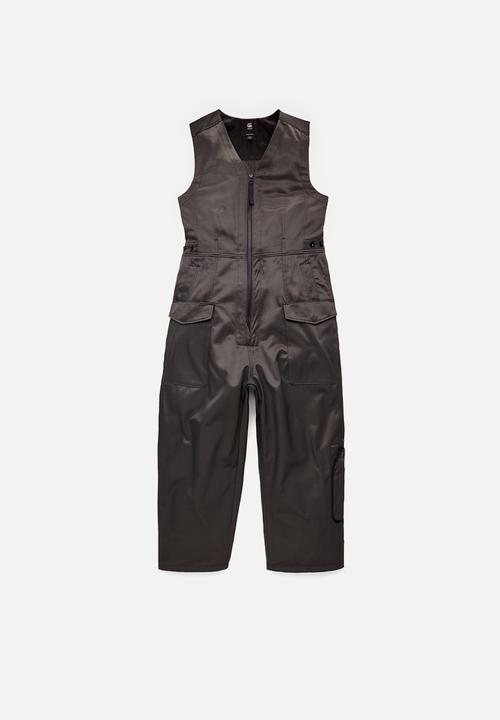 G-STAR - Sleeveless jumpsuit - black