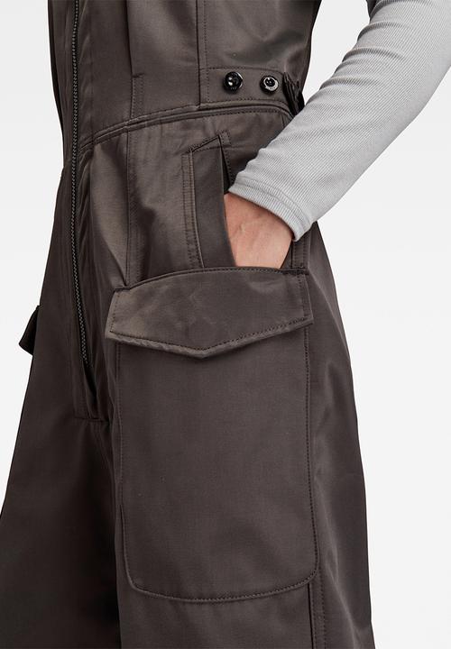 G-STAR - Sleeveless jumpsuit - black