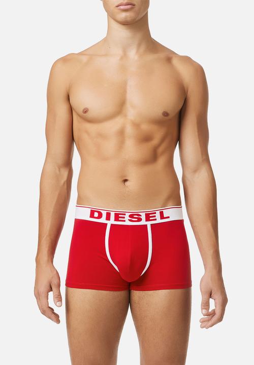 Diesel  - Umbx-damien two pack boxer briefs - navy/red