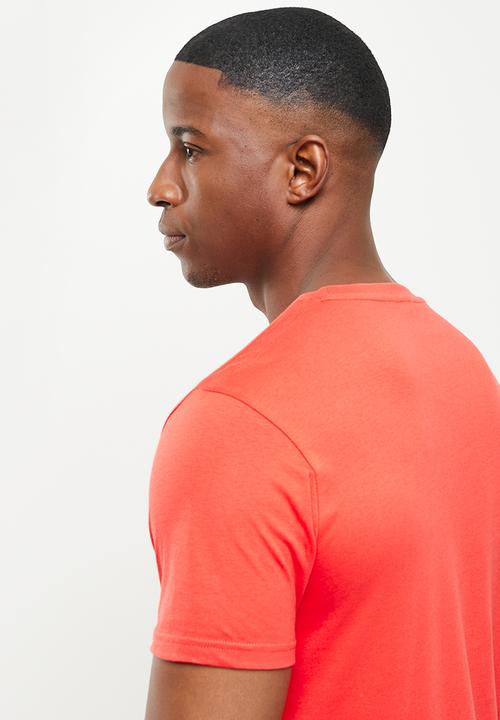 POLO - Mandla block print ss tee - fire