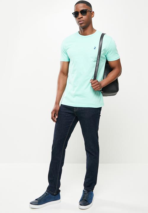 POLO - Lucas short sleeve tee - aqua