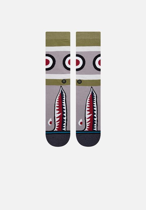 Stance Socks - Warbird socks - neon green
