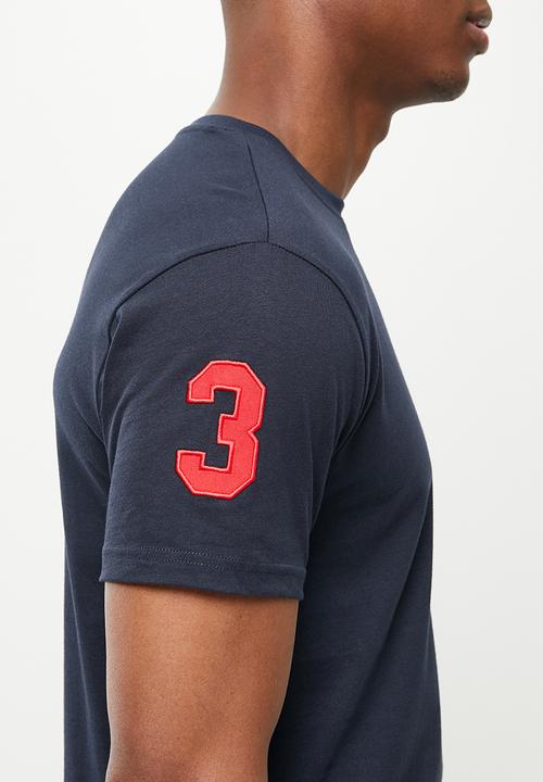POLO - Marvin equestrian short sleeve tee - navy