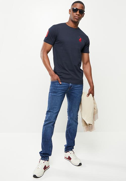 POLO - Marvin equestrian short sleeve tee - navy