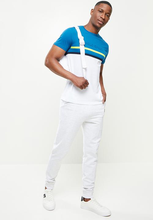POLO - Hugh short sleeve tee - white