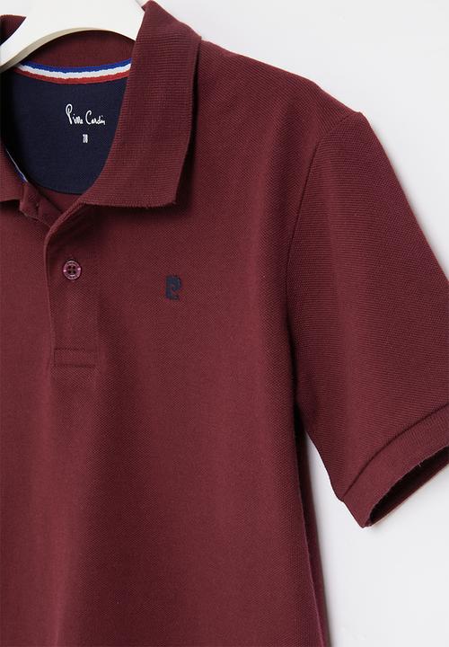 Pierre Cardin - Pk classic golfer - burgundy