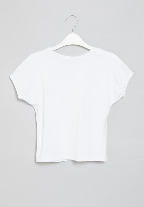Me&B - Embroidered fruit tee - white