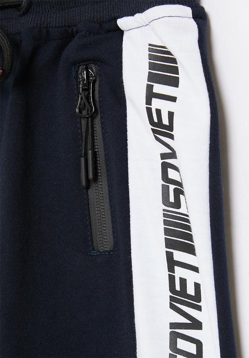 SOVIET - B loki track shorts - navy