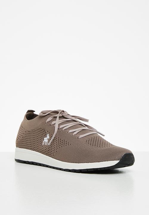 POLO - Gemma athleisure knit sneaker - dark stone