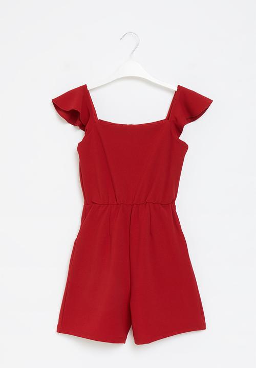 SISSY BOY - Sorella playsuit - red