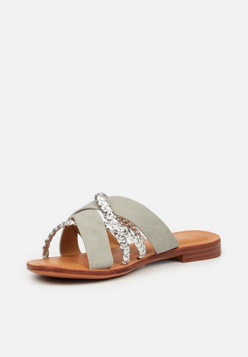Miss Black - Sicily11 sandal - grey