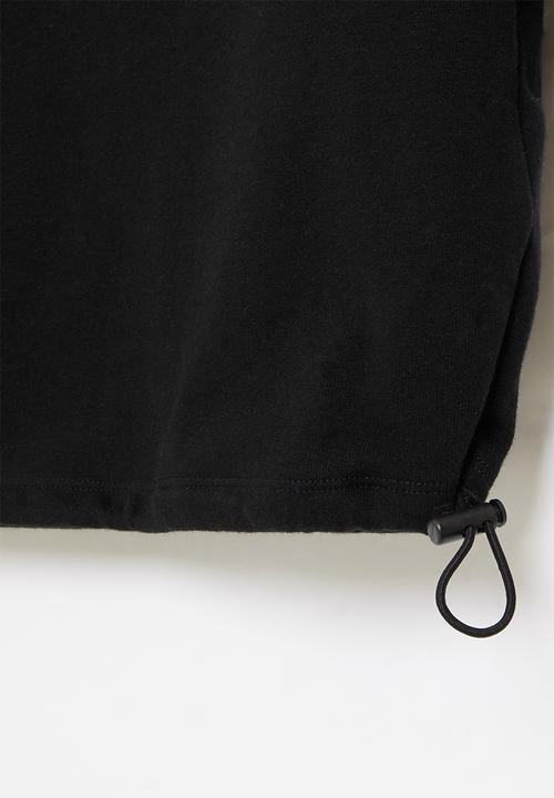FILA - Noose alex pull crop top - black