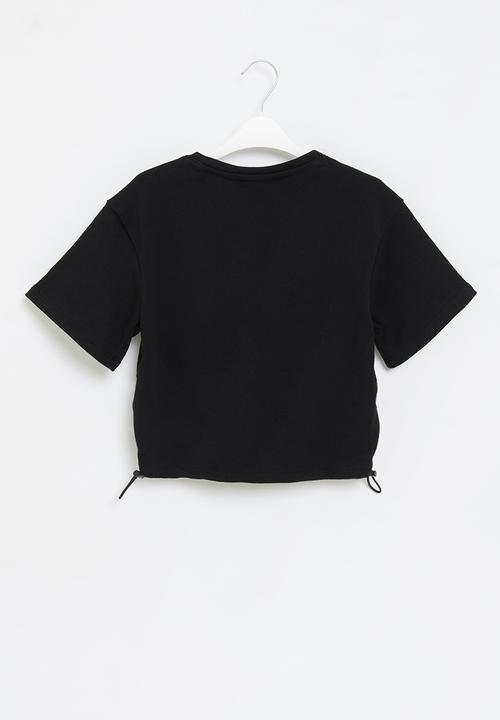 FILA - Noose alex pull crop top - black