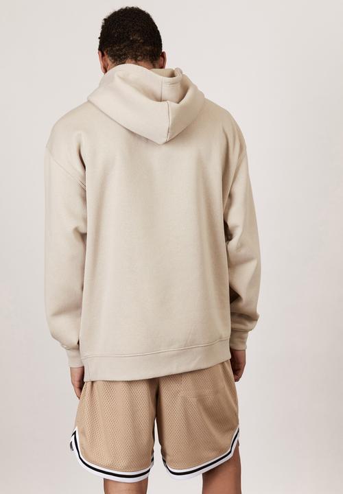 Factorie - Oversized graphic hoodie - beige