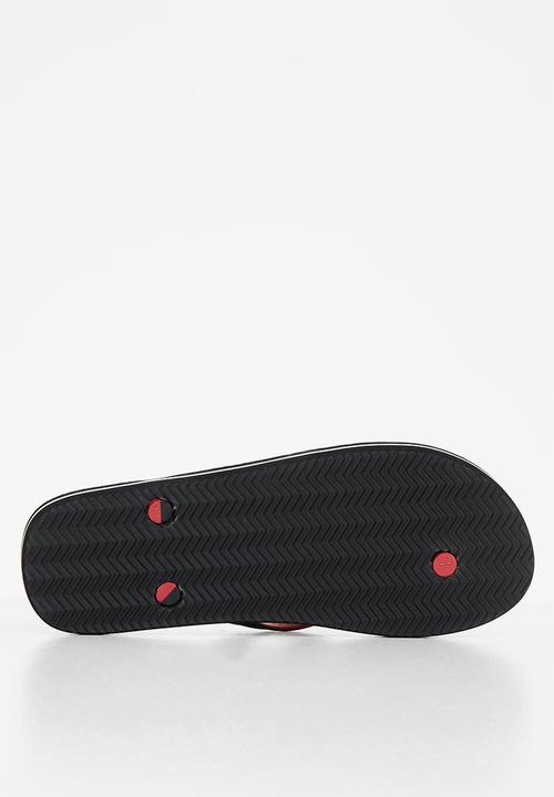 FILA - Surf thong - black/chinese red/white