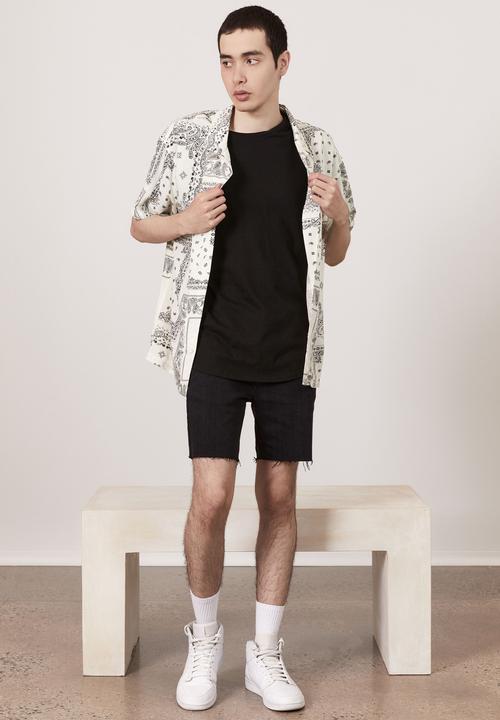 Factorie - Resort shirt - off white bandana