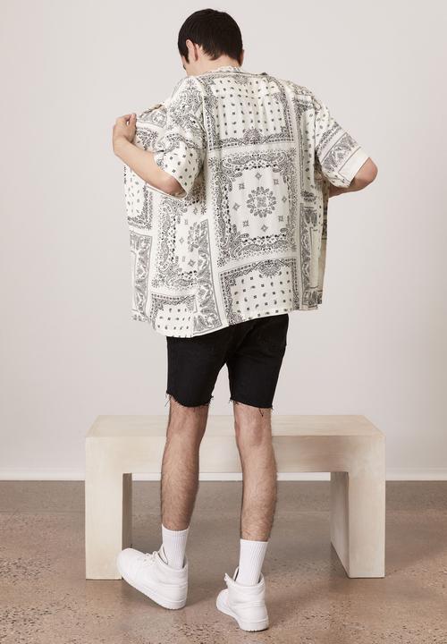 Factorie - Resort shirt - off white bandana