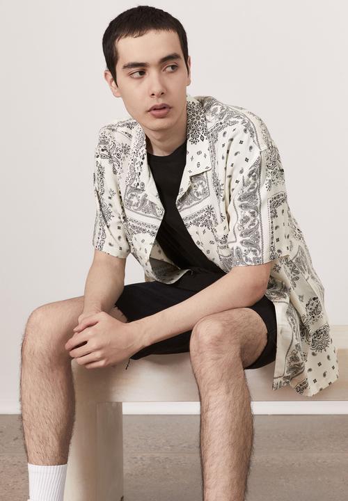 Factorie - Resort shirt - off white bandana