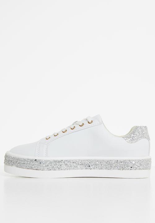 Tom Tom - Bebe glitz sneaker - white