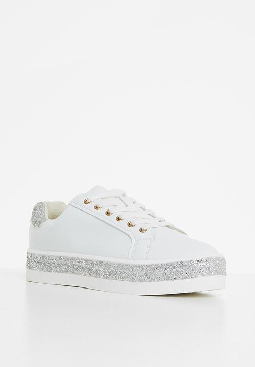 Tom Tom - Bebe glitz sneaker - white