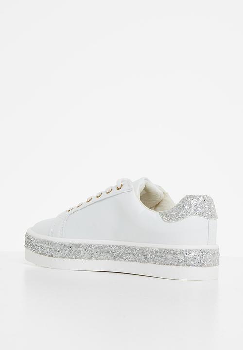 Tom Tom - Bebe glitz sneaker - white