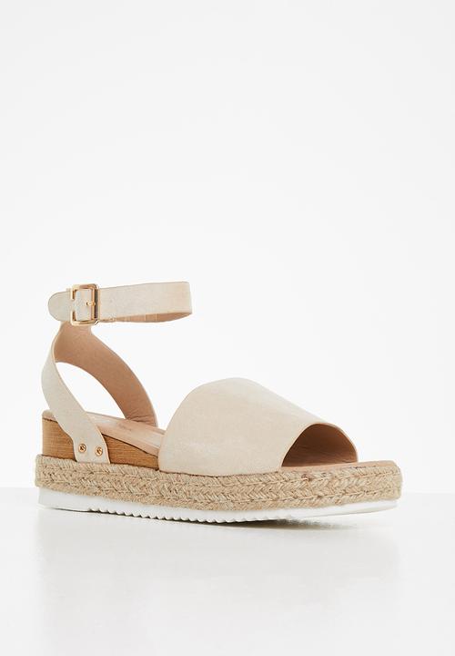 Miss Black - Steffi1 espadrille wedge - neutral