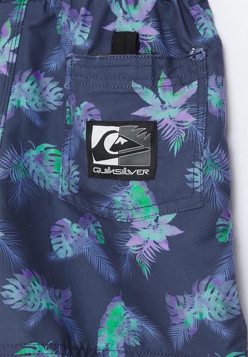 Quiksilver - Tropical gold volley 17 yth - insignia blue