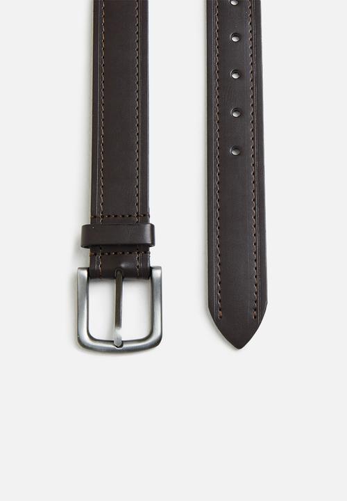 UrbanArt - Miami 1 leather belt - choc