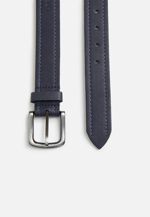 UrbanArt - Miami 1 leather belt - navy